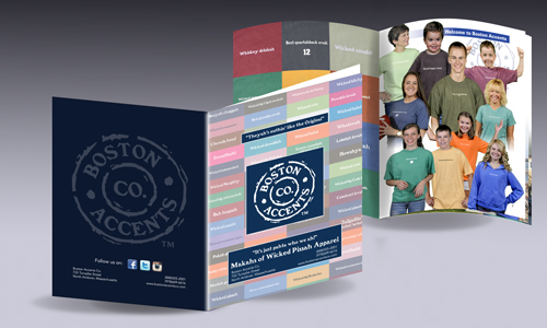 Boston Accents brand book concept and design in New Hampshire