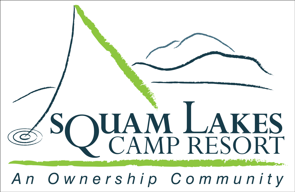 Squam Lakes Camp Resort logo design by EVP Marketing and Media in New Hampshire